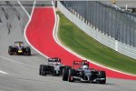 Esteban Gutierrez (Sauber), Jenson Button (McLaren) und Sebastian Vettel (Red Bull) 