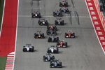 Nico Rosberg (Mercedes), Lewis Hamilton (Mercedes), Felipe Massa (Williams), Valtteri Bottas (Williams) und Fernando Alonso (Ferrari) 