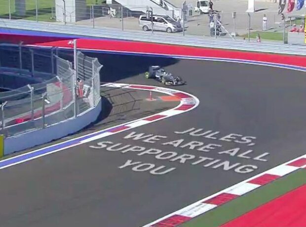 Jules Bianchi Schriftzug