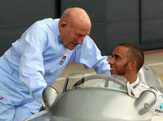 Sirling Moss, Lewis Hamilton Titel-Bild zur News: Sirling Moss, Lewis Hamilton