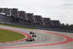 Pastor Maldonado (Lotus), Jean-Eric Vergne (Toro Rosso) und Romain Grosjean (Lotus) 