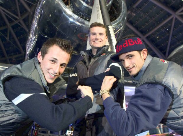 Christian Klien, David Coulthard und Vitantonio Liuzzi Christian Klien, David Coulthard und Vitantonio Liuzzi