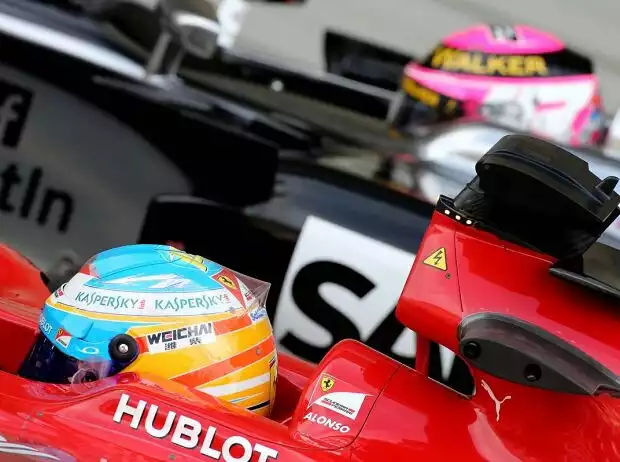 Titel-Bild zur News: Fernando Alonso, Jenson Button