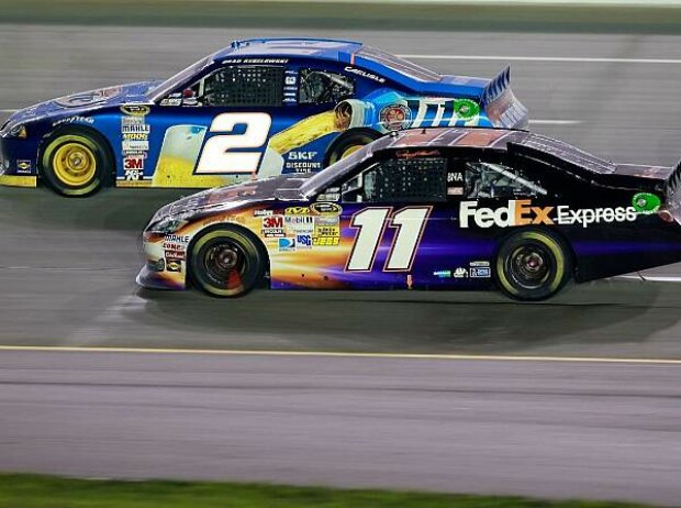 Denny Hamlin, Brad Keselowski Denny Hamlin, Brad Keselowski