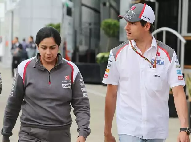 Monisha Kaltenborn, Adrian Sutil Titel-Bild zur News: Monisha Kaltenborn, Adrian Sutil