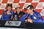 Valentino Rossi, Marc Marquez und Jorge Lorenzo 