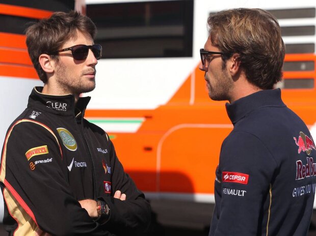 Titel-Bild zur News: Romain Grosjean, Jean-Eric Vergne