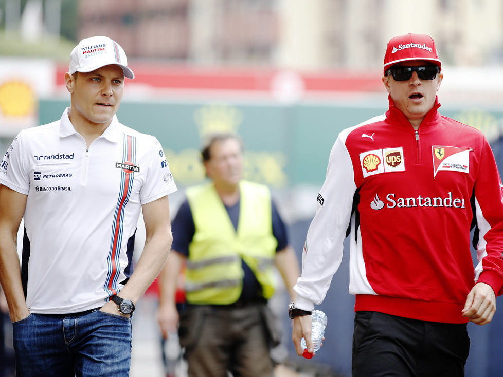 Valtteri Bottas, Kimi Räikkönen