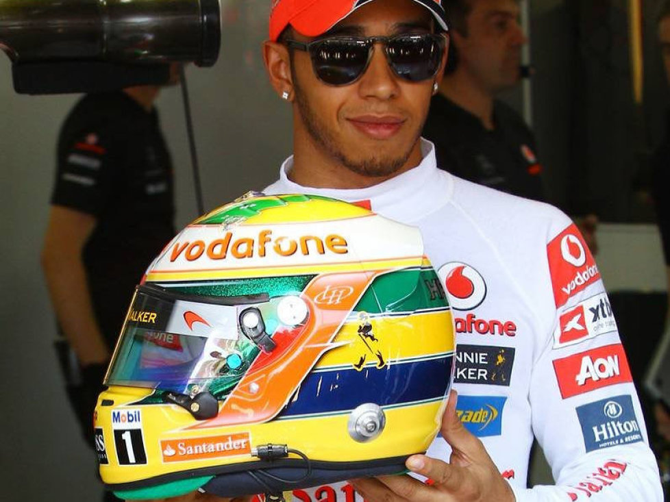 Lewis Hamilton in Sao Paulo 2011