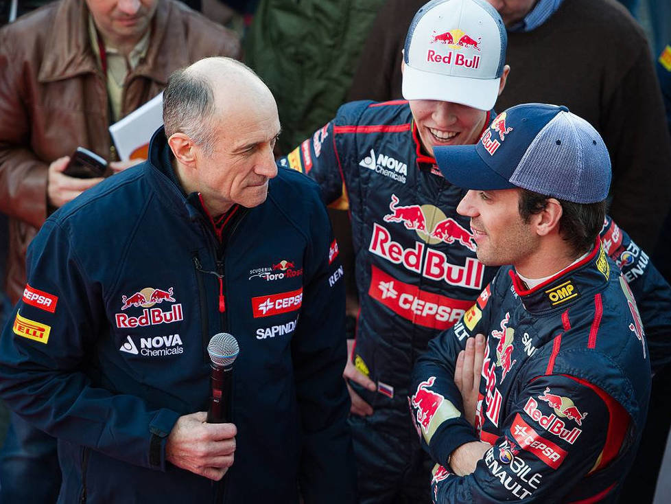 Franz Tost, Daniil Kwjat, Jean-Eric Vergne