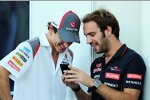 Adrian Sutil (Sauber) und Jean-Eric Vergne (Toro Rosso) 