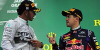 Bild zum Inhalt: Vettel: Hamilton ist der schnellere Mercedes-Pilot