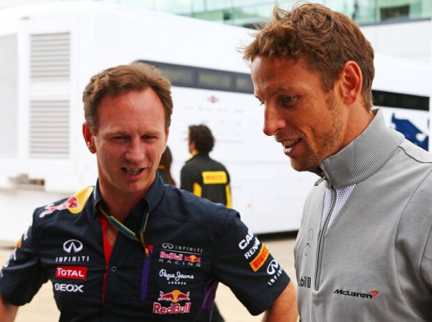 Titel-Bild zur News: Christian Horner, Jenson Button