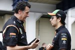 Federico Gastaldi und Sergio Perez (Force India) 