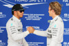 Rosberg, Hamilton und der Chinese auf dem Boot