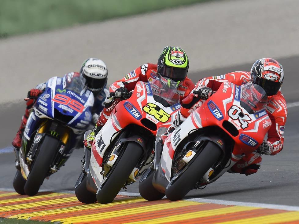 Andrea Dovizioso, Cal Crutchlow, Jorge Lorenzo