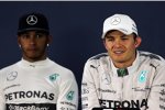 Nico Rosberg (Mercedes) und Lewis Hamilton (Mercedes) 