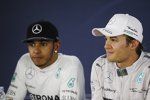 Nico Rosberg (Mercedes) und Lewis Hamilton (Mercedes) 