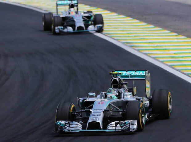 Nico Rosberg, Lewis Hamilton