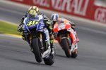 Valentino Rossi vor Daniel Pedrosa 