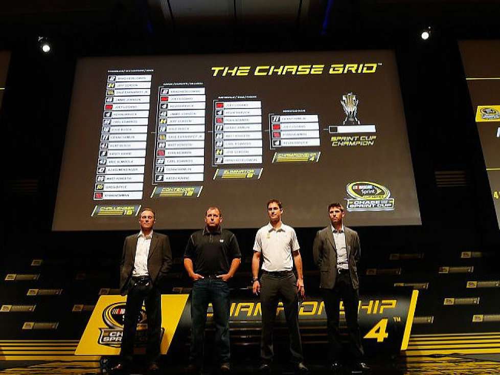 Kevin Harvick, Ryan Newman, Joey Logano, Denny Hamlin