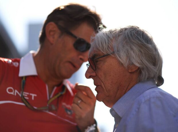 Graeme Lowdon, Bernie Ecclestone Graeme Lowdon, Bernie Ecclestone