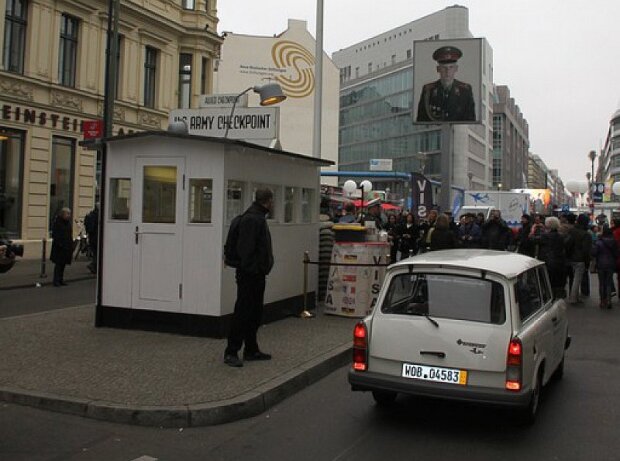 Trabant Universal 1.1 LE von 1990 am ehemaligen Checkpoint Charly