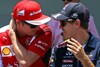 Vettel und Räikkönen: Badminton-Wette um einen Ferrari