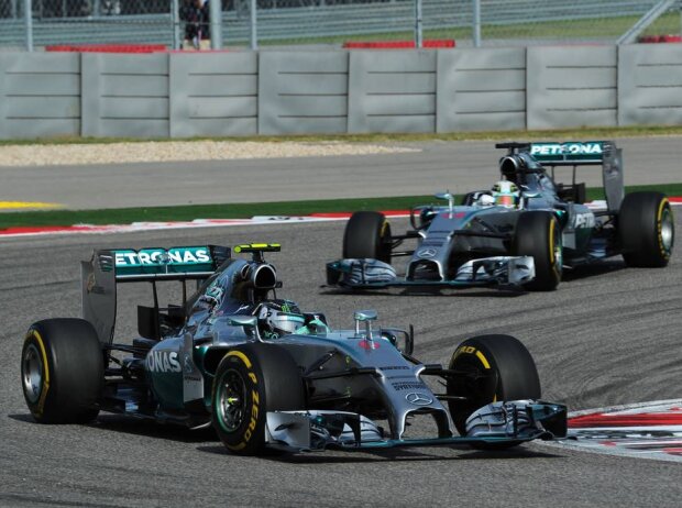 Nico Rosberg, Lewis Hamilton