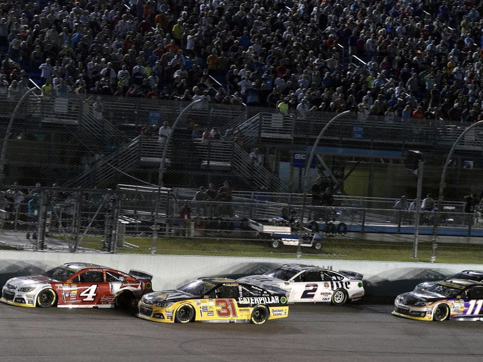 Kevin Harvick, Ryan Newman, Brad Keselowski, Denny Hamlin