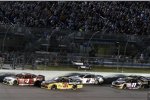 Brad Keselowski zwischen den Titelrivalen Kevin Harvick, Ryan Newman und Denny Hamlin 