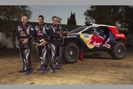 Stephane Peterhansel, Cyril Despres und Carlos Sainz