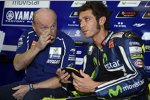 Silvano Galbusera und Valentino Rossi (Yamaha) 