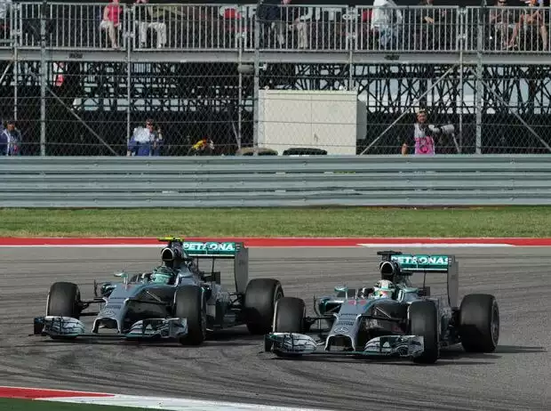 Titel-Bild zur News: Lewis Hamilton, Nico Rosberg