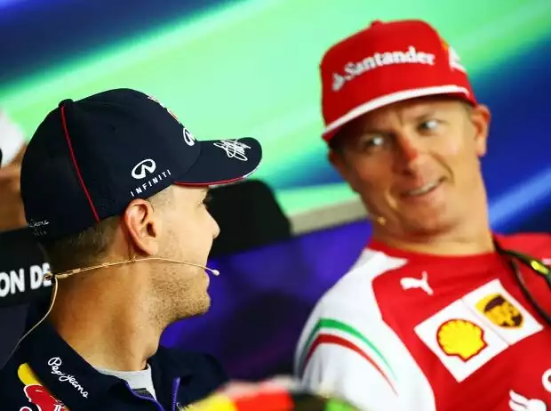 Sebastian Vettel, Kimi Räikkönen Titel-Bild zur News: Sebastian Vettel, Kimi Räikkönen