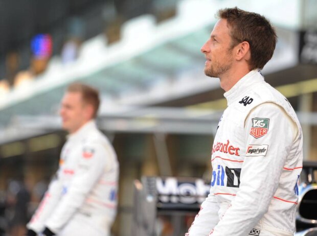 Titel-Bild zur News: Kevin Magnussen, Jenson Button