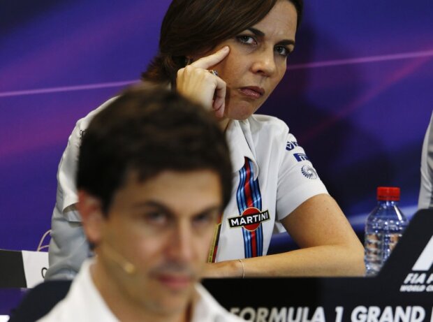 Toto Wolff, Claire Williams Toto Wolff, Claire Williams