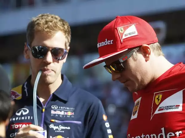 Sebastian Vettel, Kimi Räikkönen Titel-Bild zur News: Sebastian Vettel, Kimi Räikkönen
