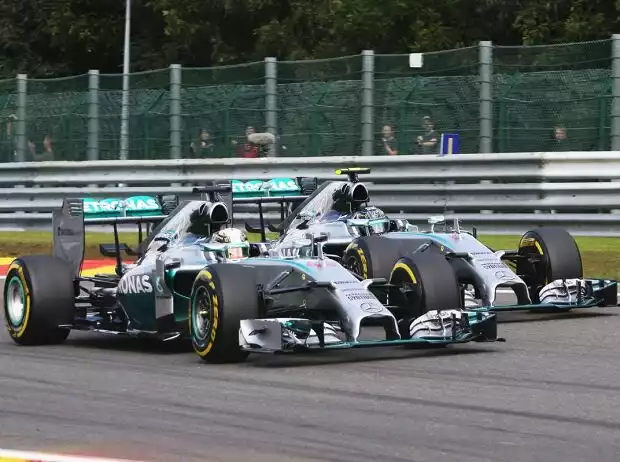 Titel-Bild zur News: Lewis Hamilton, Nico Rosberg