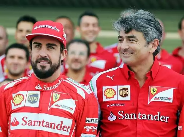 Fernando Alonso, Marco Mattiacci, Kimi Räikkönen Titel-Bild zur News: Fernando Alonso, Marco Mattiacci, Kimi Räikkönen