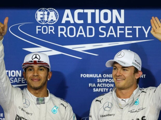 Titel-Bild zur News: Lewis Hamilton, Nico Rosberg