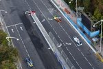 Lucas di Grassi (Abt), Jarno Trulli (Trulli) und Sam Bird (Virgin) 