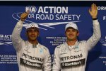 Die WM-Kontrahenten: Nico Rosberg (Mercedes) und Lewis Hamilton (Mercedes) 