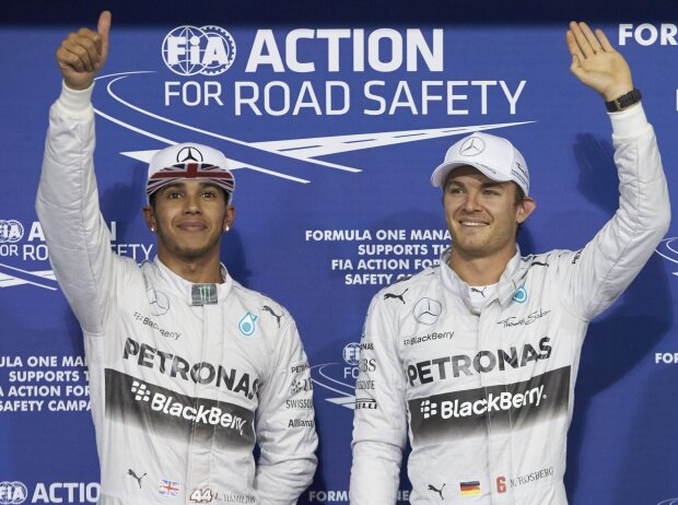 Nico Rosberg, Lewis Hamilton