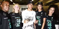 Lewis Hamilton mit Familie