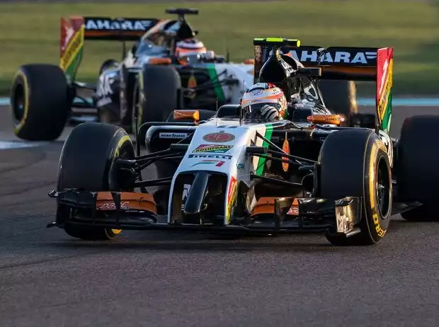 Titel-Bild zur News: Sergio Perez, Nico Hülkenberg