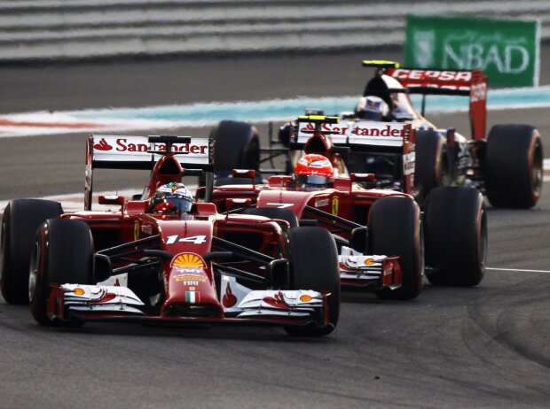 Titel-Bild zur News: Fernando Alonso, Kimi Räikkönen, Daniil Kwjat