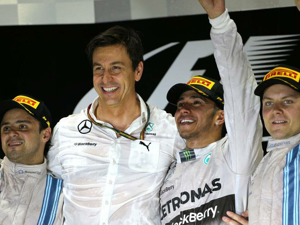 Felipe Massa, Lewis Hamilton, Valtteri Bottas