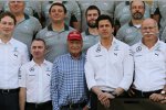 Paddy Lowe, Niki Lauda, Toto Wolff und Dr. Dieter Zetsche