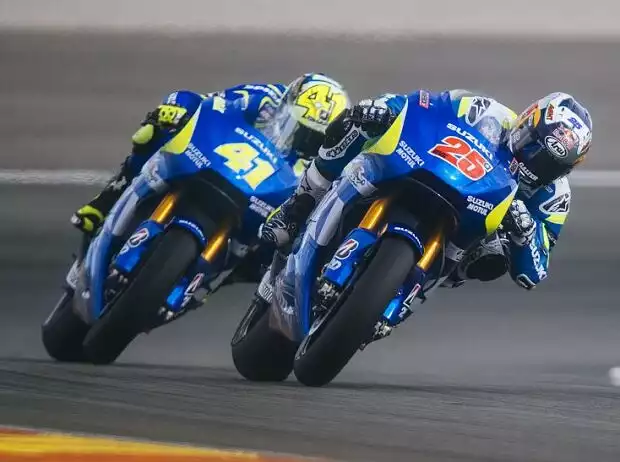 Maverick Vinales, Aleix Espargaro Titel-Bild zur News: Maverick Vinales, Aleix Espargaro